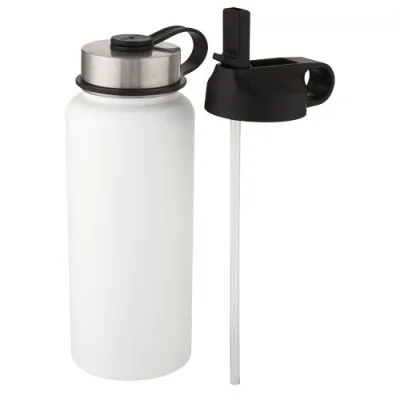 Bouteille de sport isotherme Supra 1 l avec couche de cuivre et 2 couvercles
