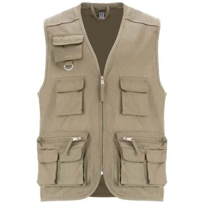 Gilet de travail multi-poches à col en V Venera de 200 g/m2