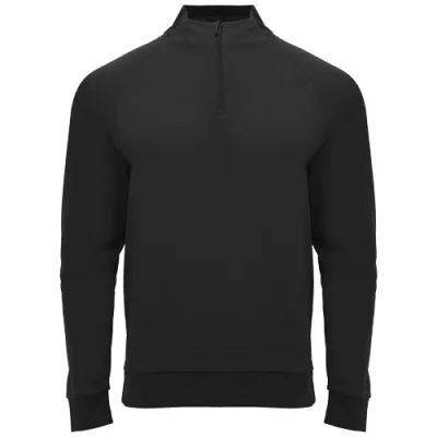 Sweatshirt de 200 g/m² Epiro à manches longues unisexe avec fermeture demi-zip