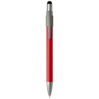Stylo bille recyclé RCS avec stylet et toupie antistress (encre bleue) Rill