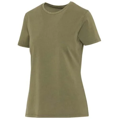 T-shirt femme délavé à manches courtes Nanaimo de 160 g/m2