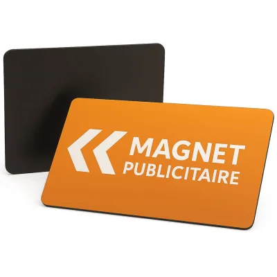 Magnet publicitaire rectangulaire – 6 × 4 cm
