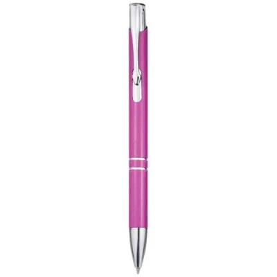 Stylo bille en aluminium recyclé Moneta (encre bleue)