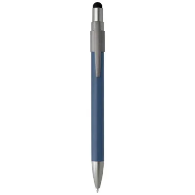 Stylo bille recyclé RCS avec stylet et toupie antistress (encre bleue) Rill