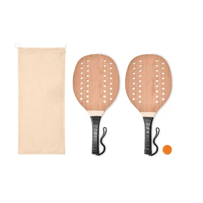 Palas – Set beach tennis en bois