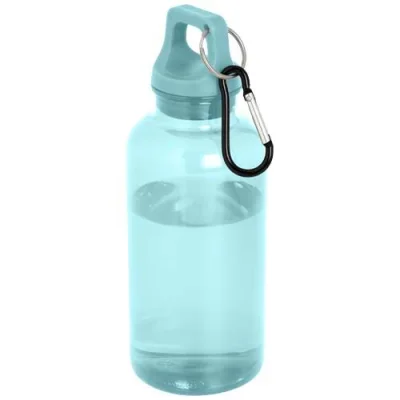 Bouteille d'eau Oregon de 400 ml en plastique recyclé avec mousqueton