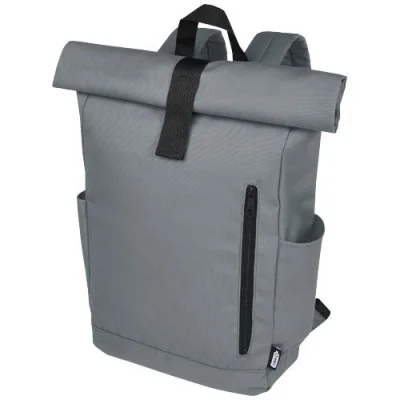 Sac à dos Byron de 18 L en RPET GRS 15,6" avec dessus enroulable