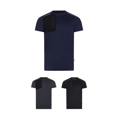 VL Rhea – T-shirt technique gaufré (110 g/m²), composé à 100 % de polyester recyclé