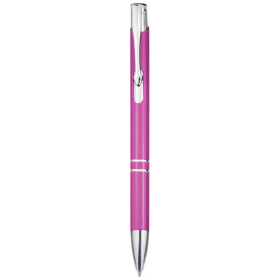 Stylo bille en aluminium recyclé Moneta (encre noire)