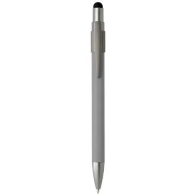Stylo bille recyclé RCS avec stylet et toupie antistress (encre bleue) Rill