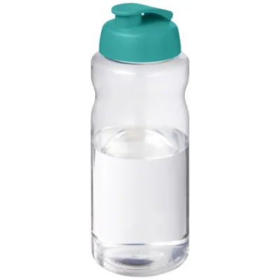 Bouteille de sport H2O Active® Base Pure de 1 L à couvercle rabattable