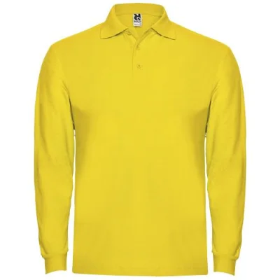 Polo de 220 g/m² Estrella à manches longues pour homme