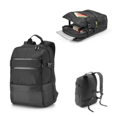 Zippers Bpack – Sac à dos pour ordinateur portable 15.6'' en polyester 300D et jacquard 840D