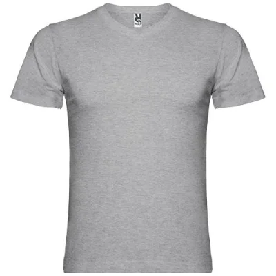 T-shirt de 155 g/m² Samoyedo à col en V et manches courtes pour homme