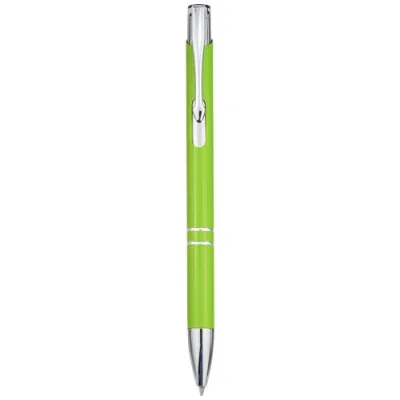 Stylo bille rétractable en aluminium Moneta (encre bleue)