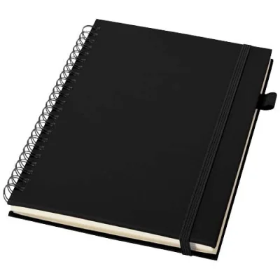 Cahier à spirales Liss A5 à couverture rigide en plastique recyclé