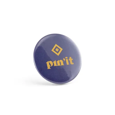 Button PIN 8. Pin's rond avec doubles fermetures magnétique