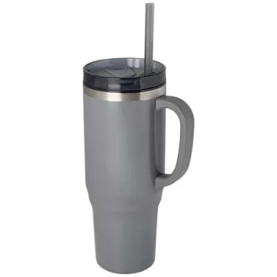 Mug isotherme Melbourne 1200 ml certifié RCS avec paille