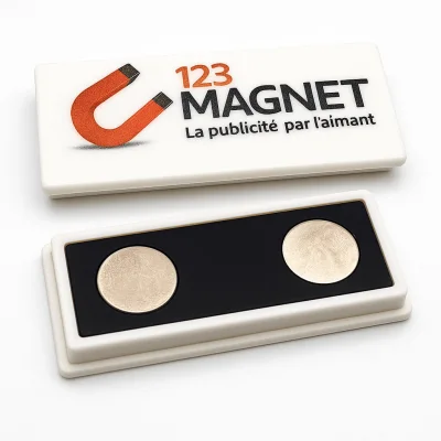 Aimant imprimé rectangulaire – 55 × 22,5 mm