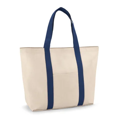 Ville – Sac en toile 100% coton avec poche frontale et intérieure (280 g/m²)
