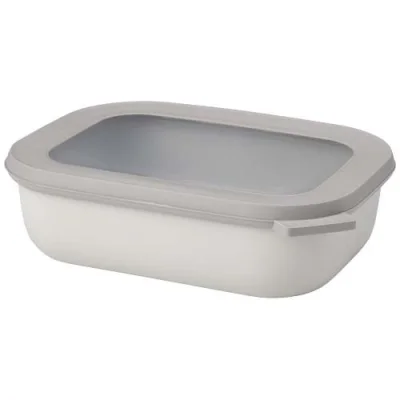 Mepal Cirqula 1 000 ml, saladier rectangulaire à plusieurs compartiments