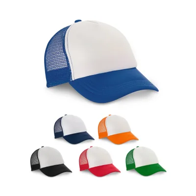 Nicola – Casquette en polyester et filet (150 g/m²)