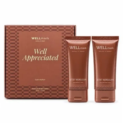 Coffret cadeau Wellmark Quite Rebellion comprenant un savon pour les mains de 70 ml et une lotion pour les mains de 70 ml
