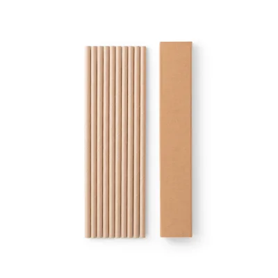 Lamone – Lot de 10 pailles en papier kraft