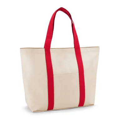 Ville – Sac en toile 100% coton avec poche frontale et intérieure (280 g/m²)