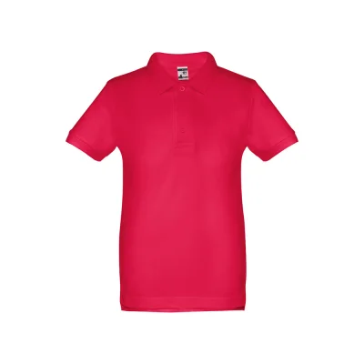 THC Adam Kids – Polo à manches courtes en coton pour enfants (unisexe)