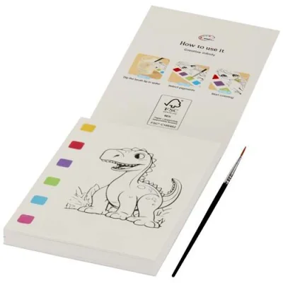 Livre de coloriage Quell et set de crayons pinceaux à eau