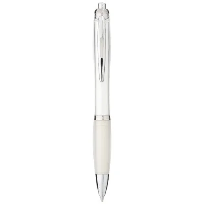 Stylo bille avec corps et grip colorés Nash (encre bleue)