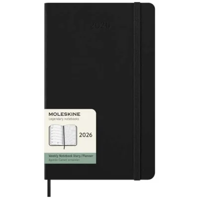Agenda L hebdomadaire 12 mois Moleskine à couverture rigide