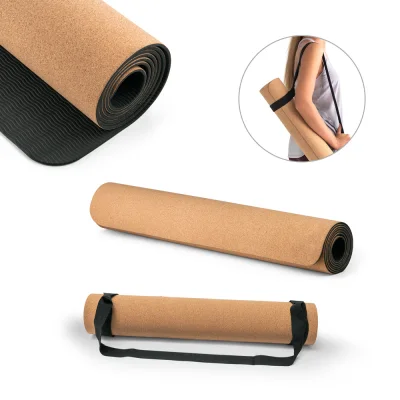 Geres – Tapis de yoga en liège et TPE, jusqu'à 3.7mm d'épaisseur