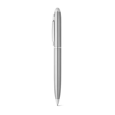 Chris – Stylo à bille avec corps en acier inoxydable (53% recyclé) avec clip
