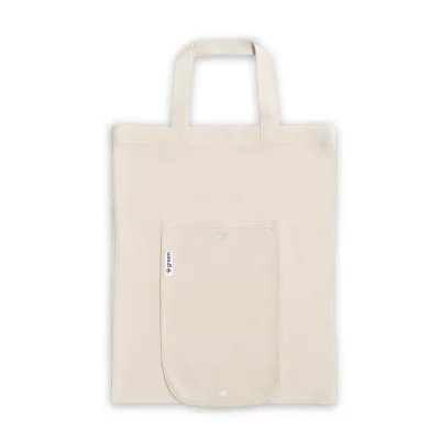 Beirut – Sac pliable en coton (50%), coton recyclé (30%) et polyester (20% rPET) (140 g/m²)