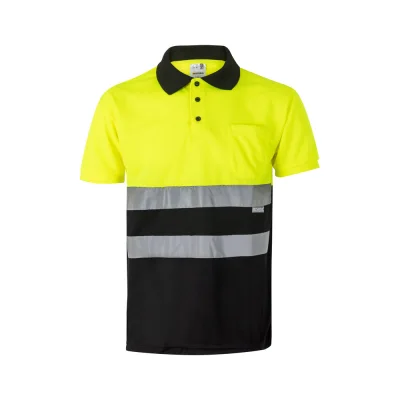 VL Cupid – Polo piqué bicolore (160g/m²) à manches courtes, en polyester (100%)