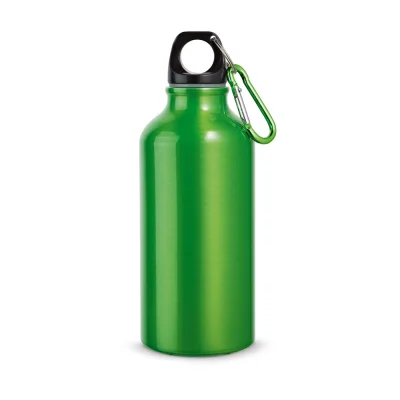 Landscape S – Bouteille de sport 400mL en aluminium avec mousqueton