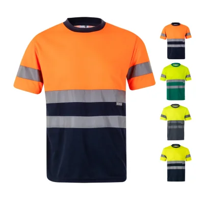 VL Brahma – T-shirt technique bicolore (140g/m²), en polyester (100%)