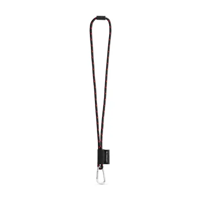 SET Lanyard NAUTIC Longe (Ø 7 mm) avec mousqueton en forme de D de 55 mm et fermoir de sécurité Ø 7 mm