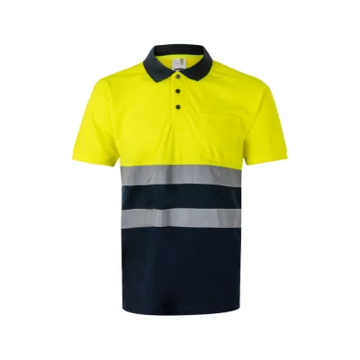 VL Fortuna – Polo Bird-eye (140g/m²) à manches courtes, en polyester (100%)