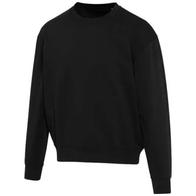Pull unisexe OCS en coton bio oversize à col rond Boris de 280 g/m2