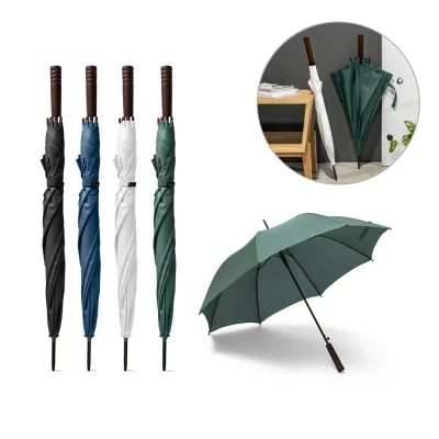 Apolo – Parapluie en polyester recyclé (100% rPET) pongee avec ouverture automatique