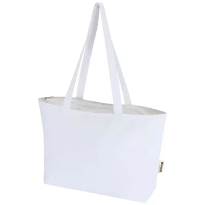 Sac shopping zippé coton 320 g/m² Ningbo 15L