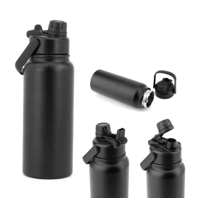 Alcaraz – Bouteille en acier inoxydable (90 % recyclé), à double paroi isolée sous vide