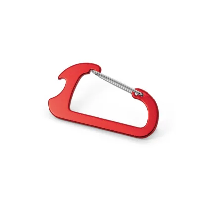 Close – Mousqueton avec décapsuleur en aluminium
