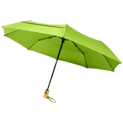 Parapluie en RPET pliable 21" à ouverture/fermeture automatique Bo