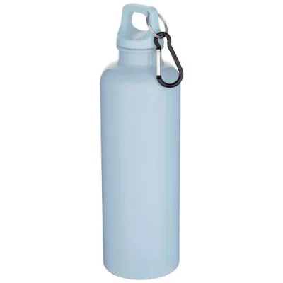 Bouteille d’eau Oregon de 750 ml en plastique recyclé uni certifié RCS avec mousqueton