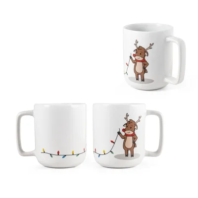 Reindeer – Tasse avec impression de Noël 330 mL