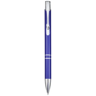 Stylo bille en aluminium recyclé Moneta (encre noire)